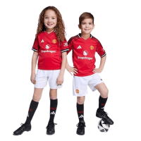 Manchester United Home Kids Jersey 2025-2026